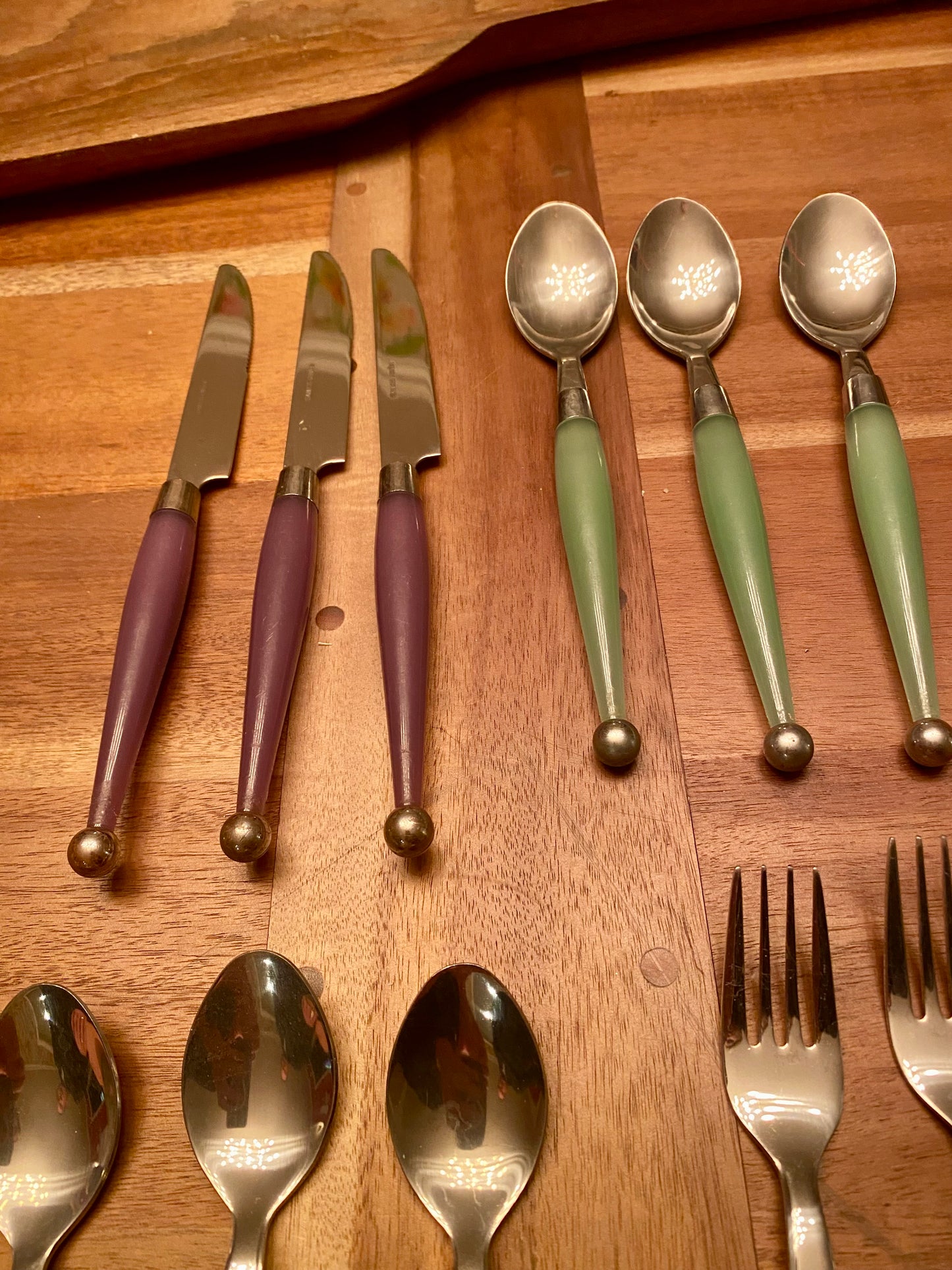 MCM lucite flatware