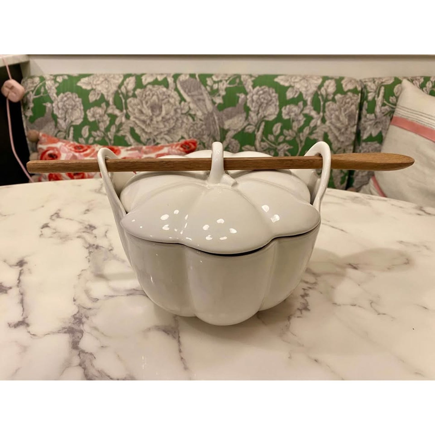 Crate and Barrel Pumpkin Serve Bowl