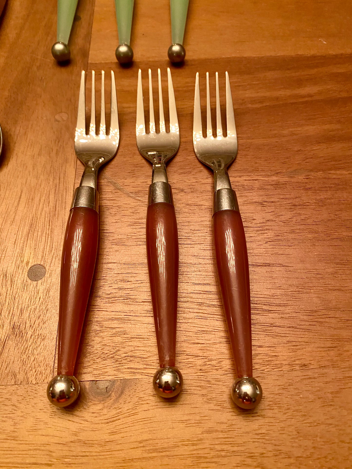 MCM lucite flatware