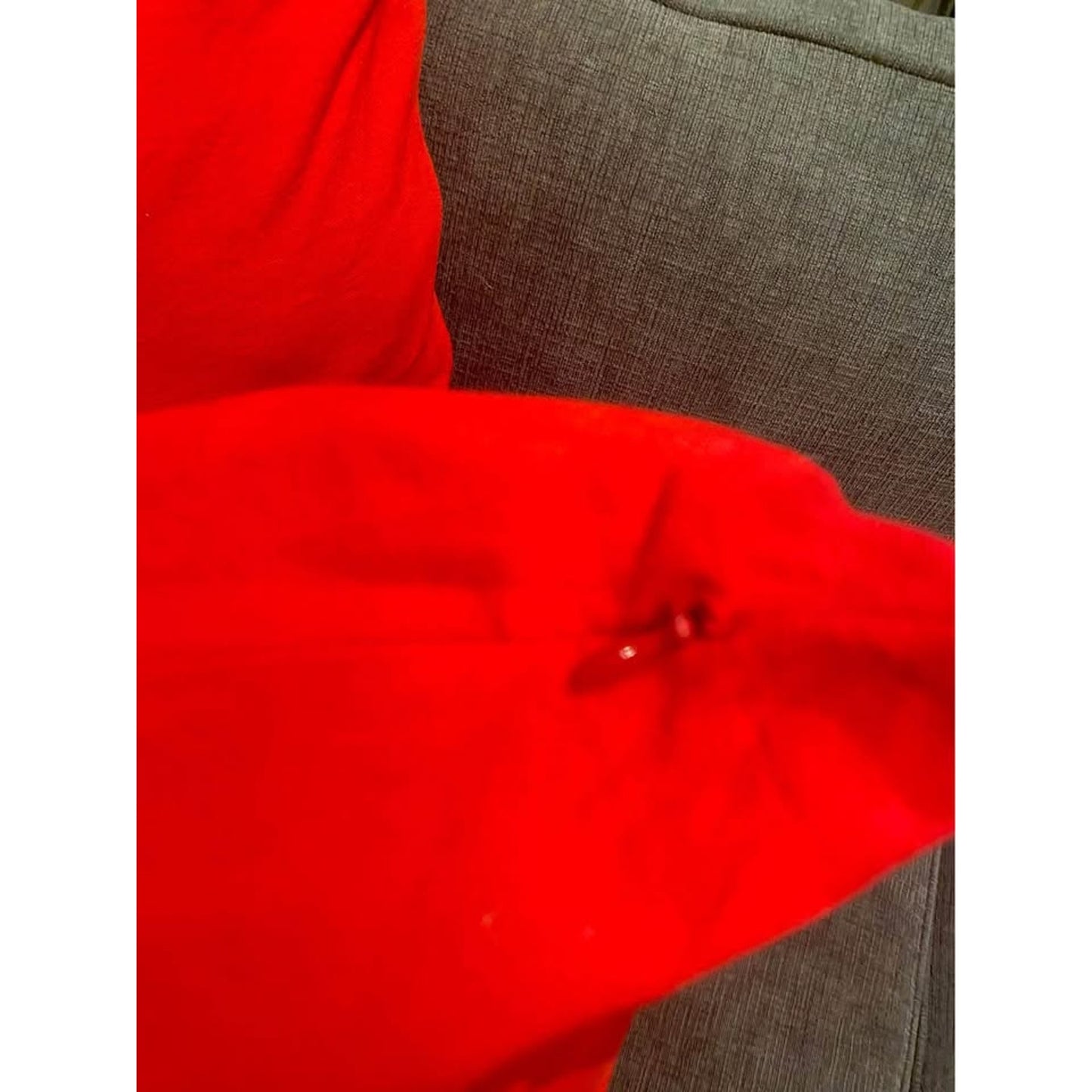 Pair of Orange and Red Throw Pillows