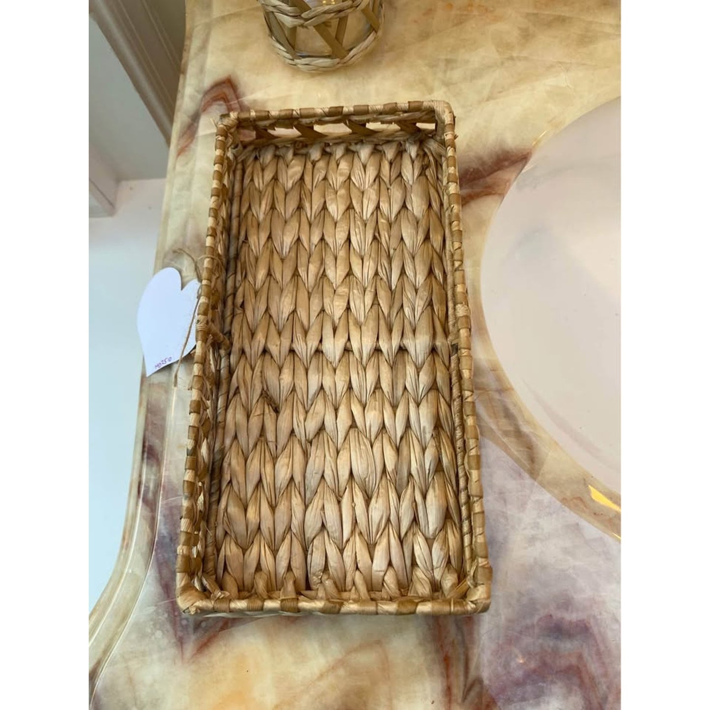 4 Piece Seagrass Bathroom Set