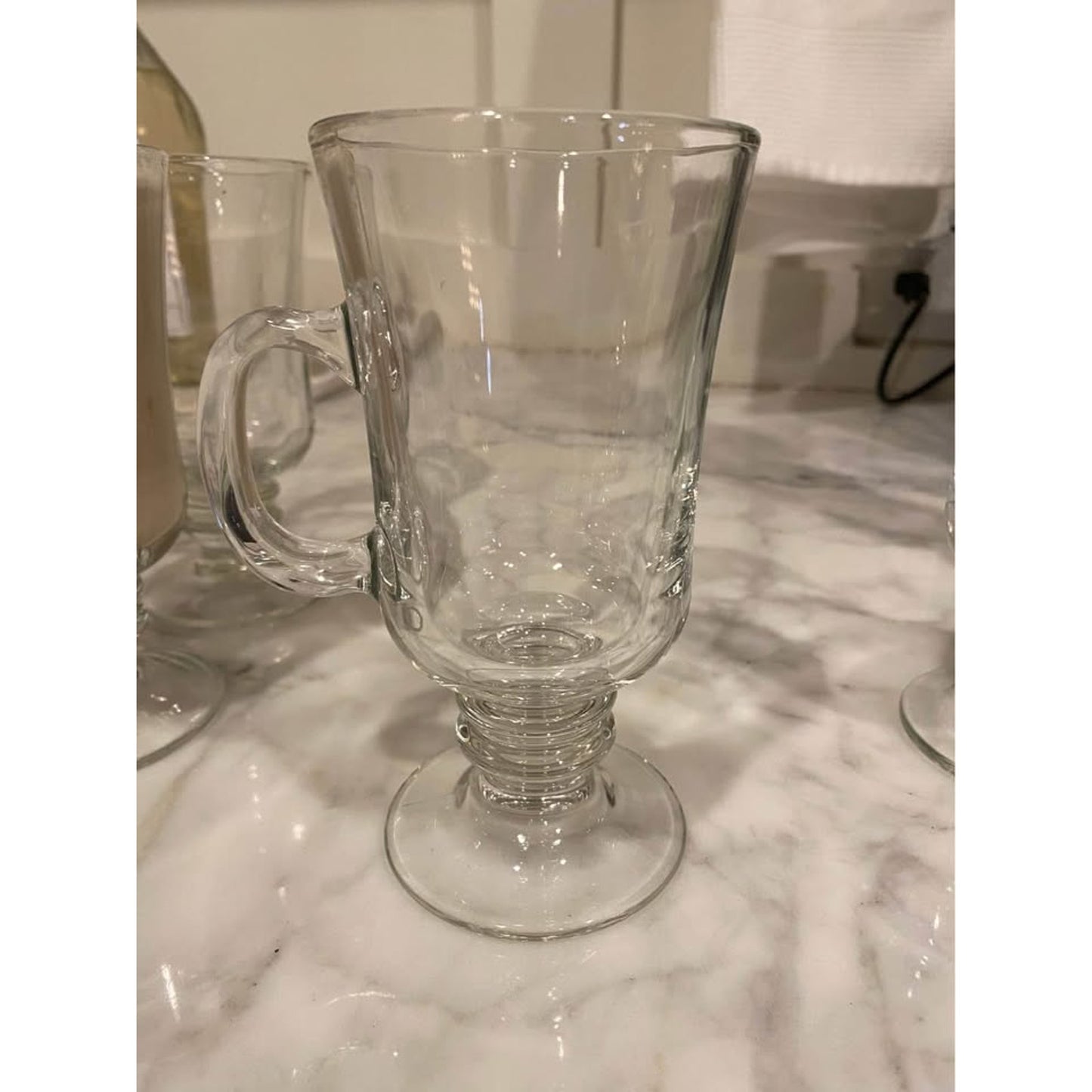 Set of 4 Glass Mugs