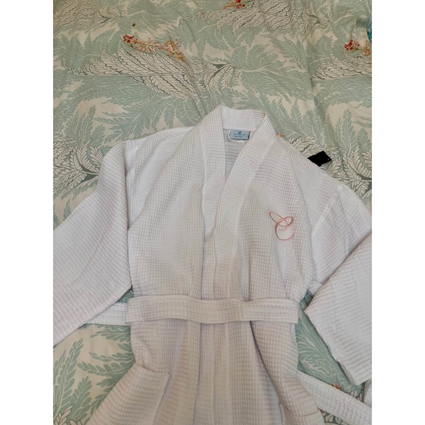New Waffle Robe with “C” Monogram