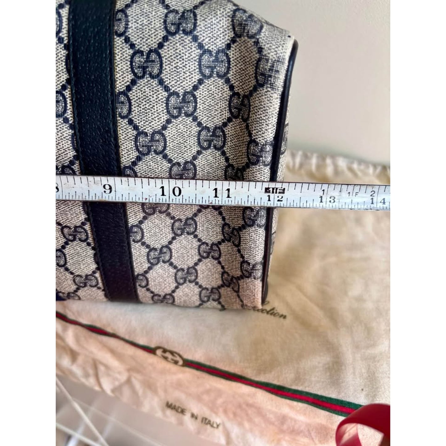 Authentic Gucci GG Supreme Boston Bag