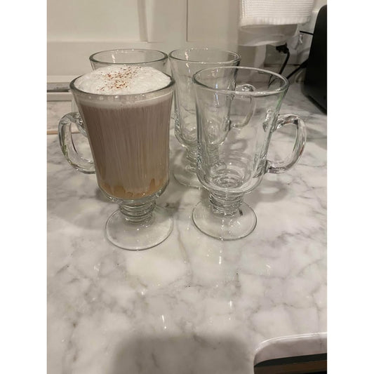 Set of 4 Glass Mugs