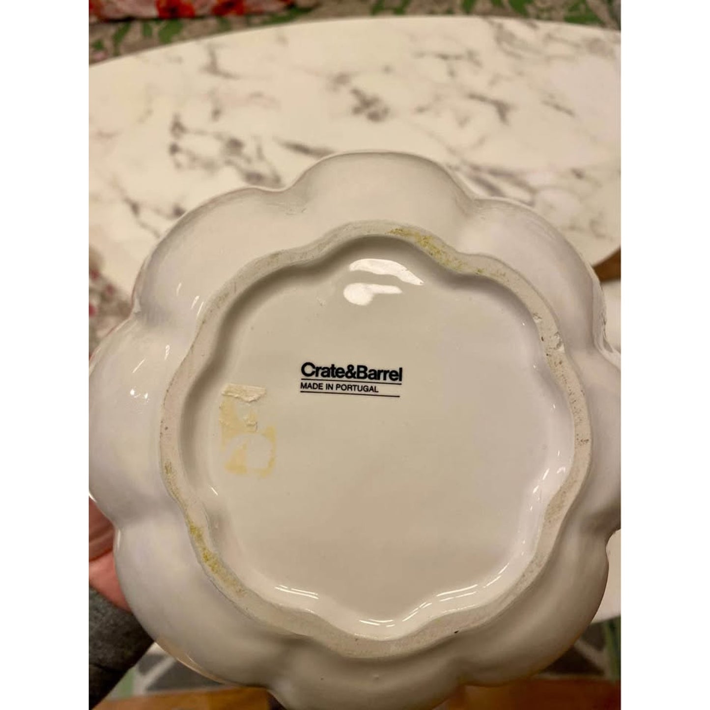Crate and Barrel Pumpkin Serve Bowl