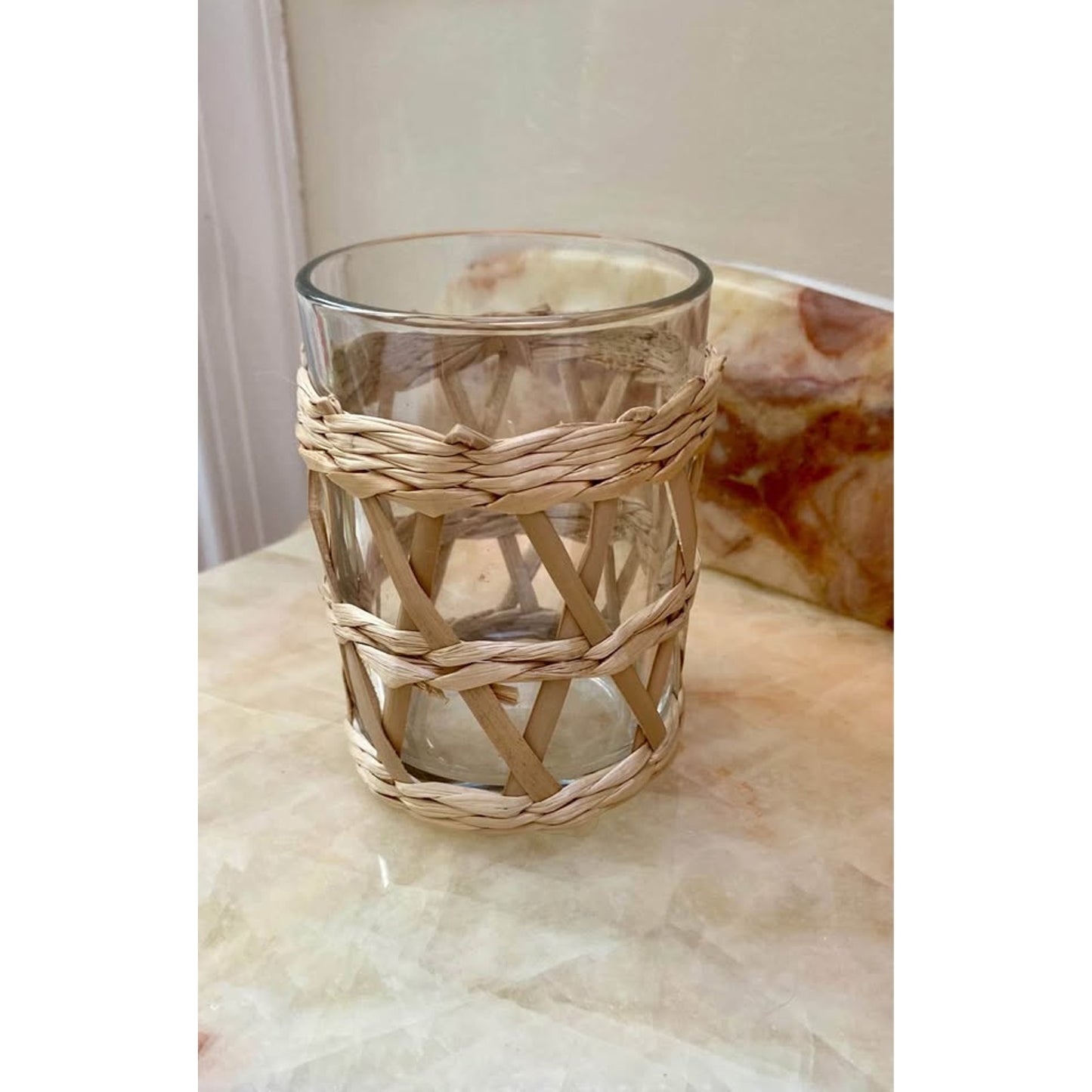 4 Piece Seagrass Bathroom Set