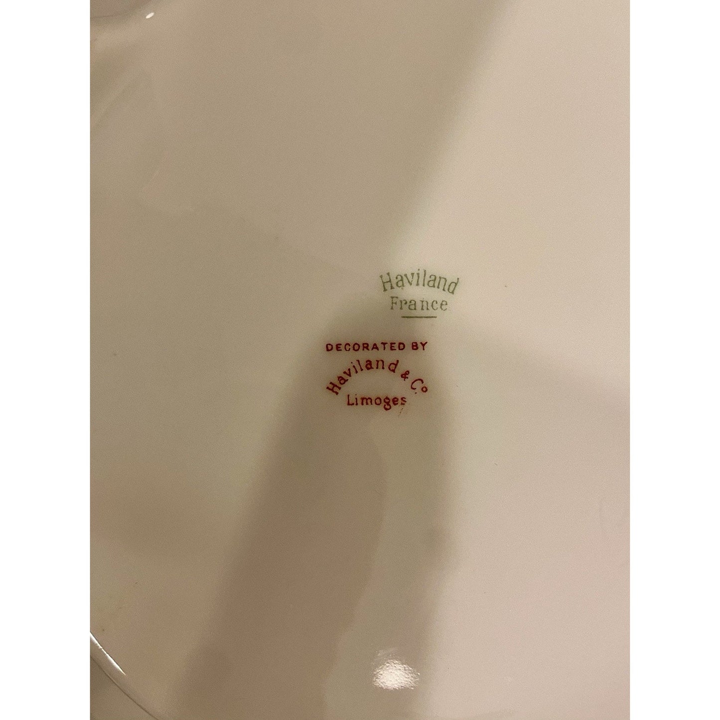 Antique HAVILAND Limoges Round Covered Vegetable Serving Bowl