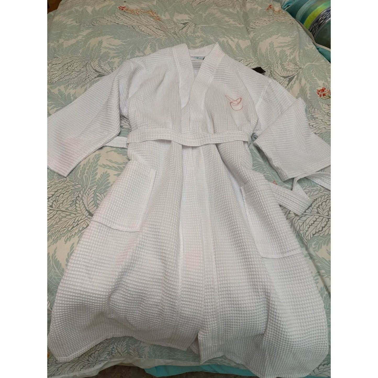 New Waffle Robe with “C” Monogram