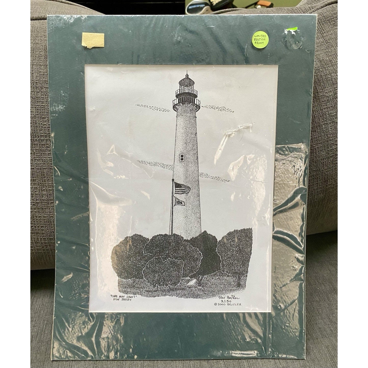 Cape May Lighthouse Limited edition Print by Stew Beitler