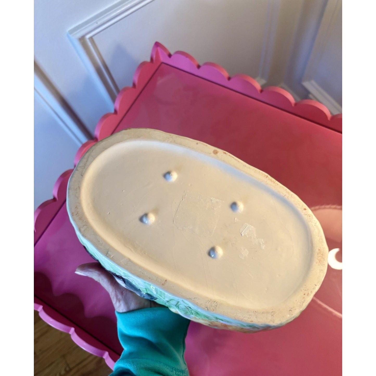 ARIELA PORCELAIN CERAMIC EASTER BUNNY BASKET