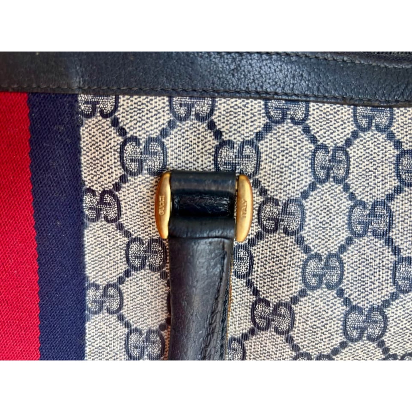 Authentic Gucci GG Supreme Boston Bag