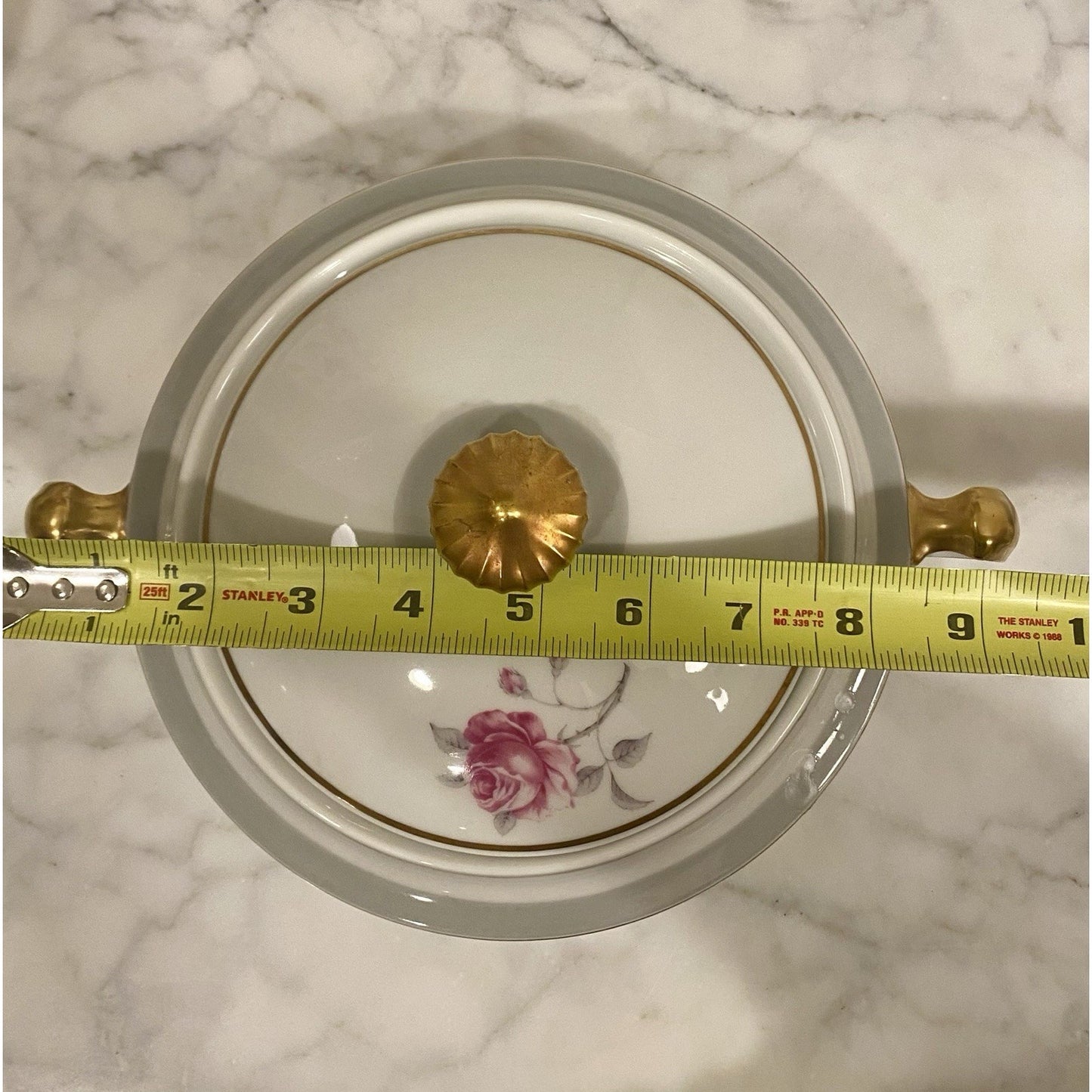 Antique HAVILAND Limoges Round Covered Vegetable Serving Bowl