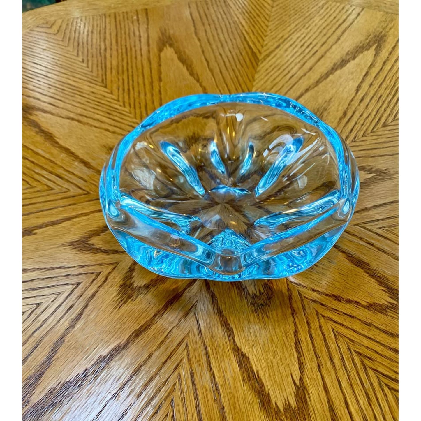 Orrefors Stella Polaris crystal bowl  signed