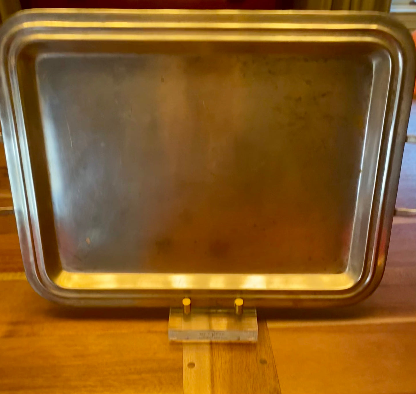 Pottery Barn Pewter Tray