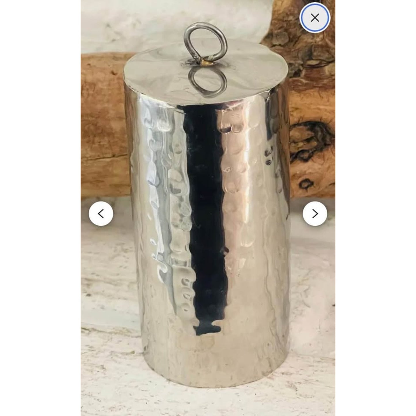 Hammered Silver Bell