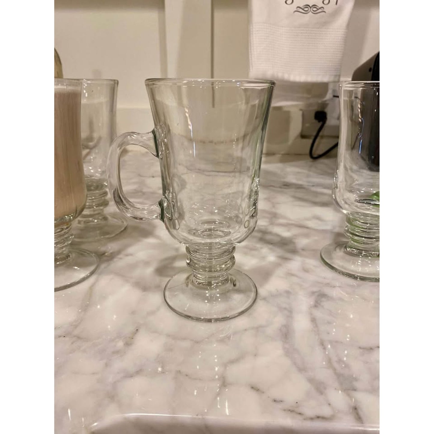 Set of 4 Glass Mugs