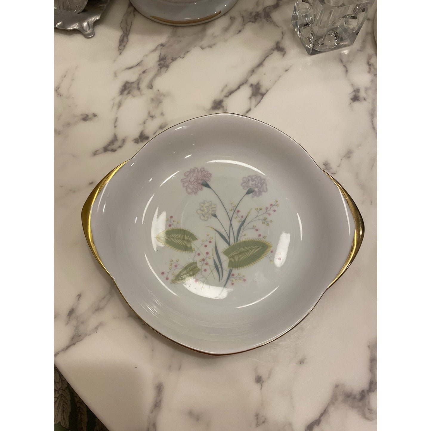 Vintage Hutschenreuther Hohenberg porcelain plate from Germany