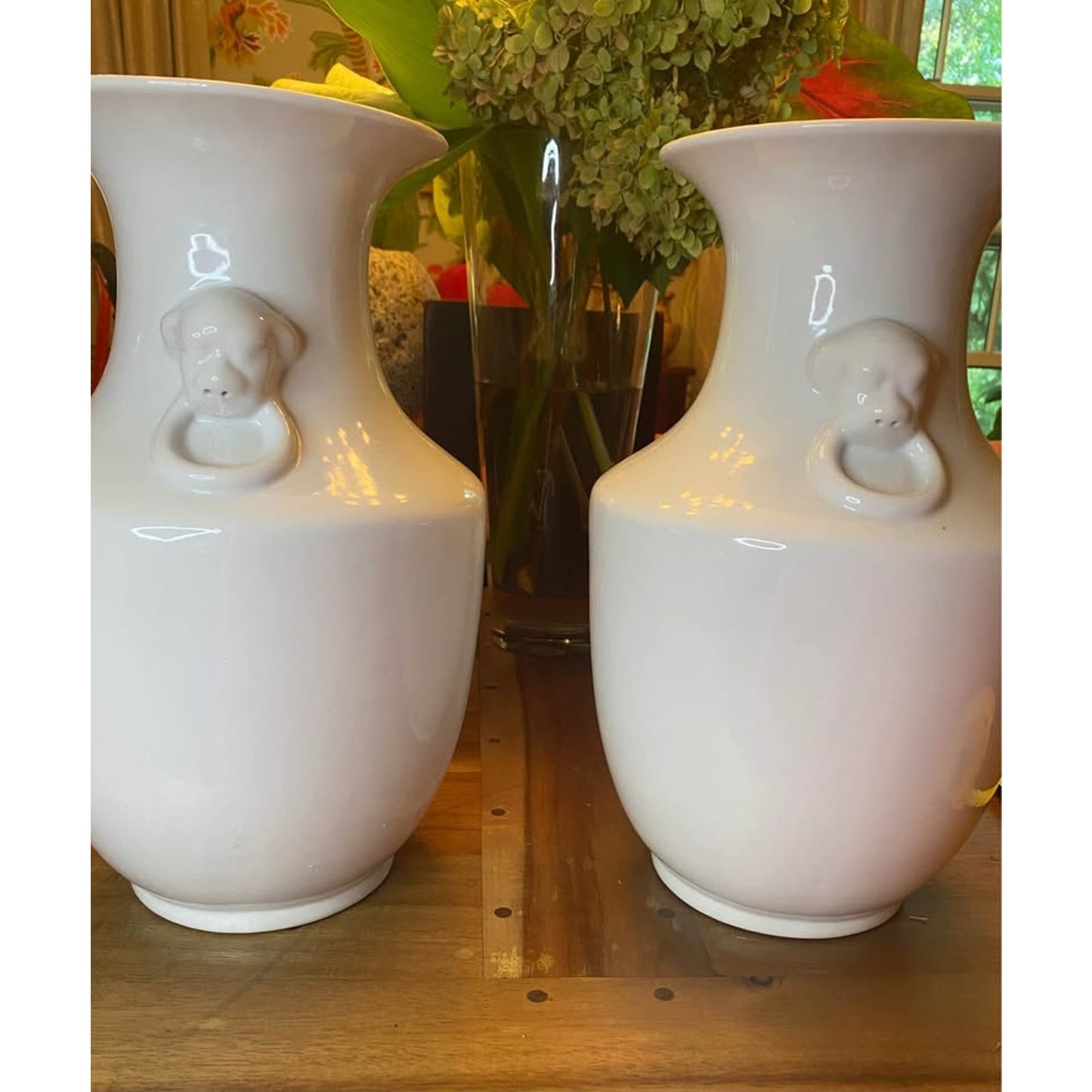 Pair of Blanc de Chine like vases