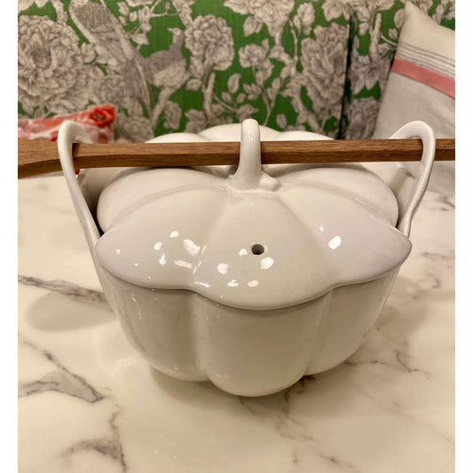 Crate and Barrel Pumpkin Serve Bowl