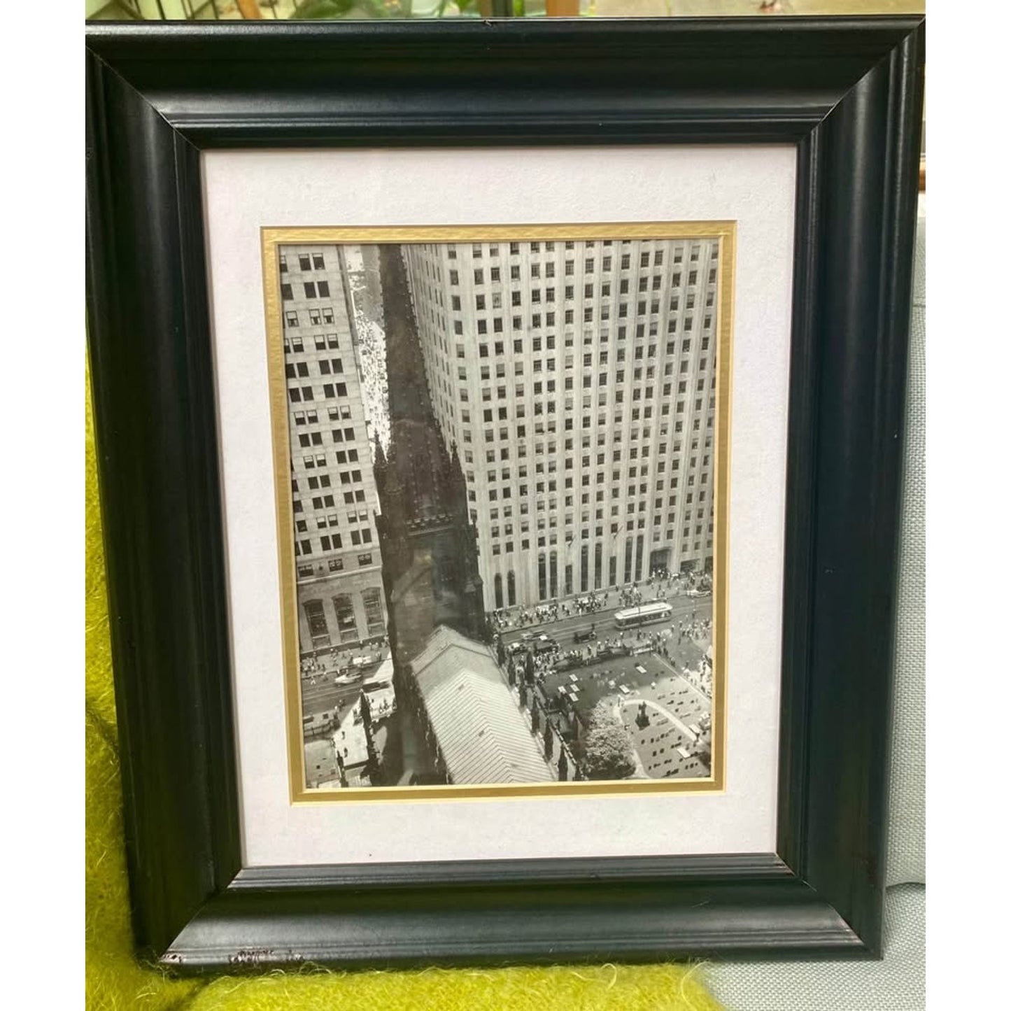 Black and White Framed Photo Print of the Manhattan Bridge