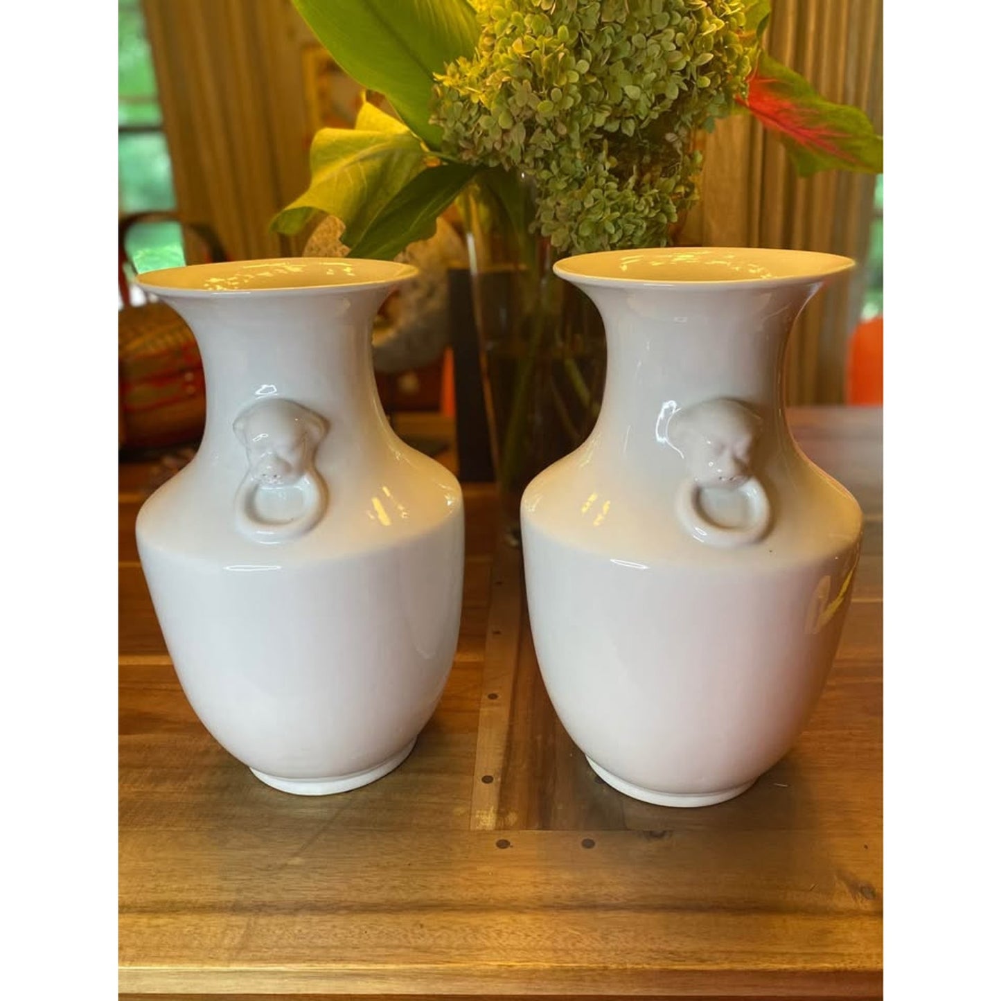 Pair of Blanc de Chine like vases