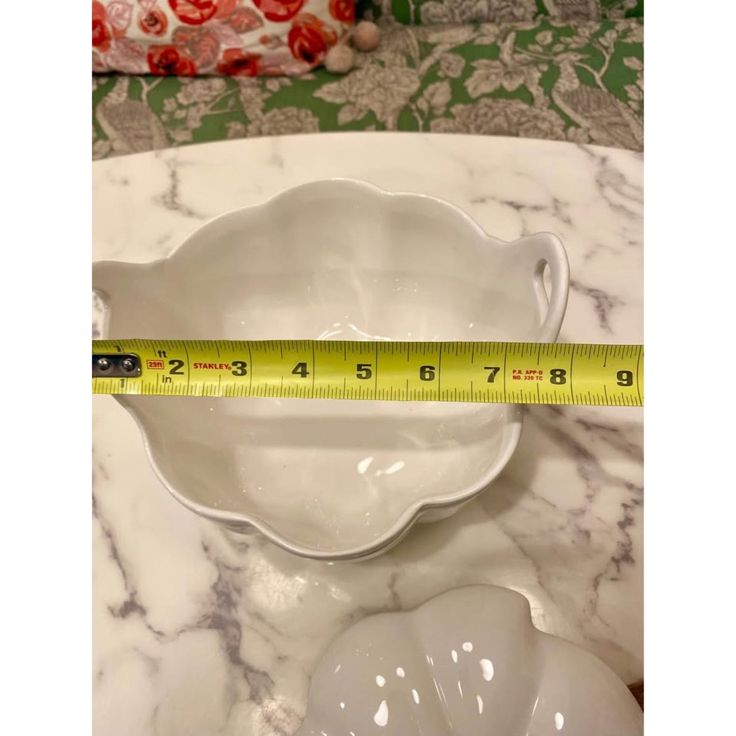 Crate and Barrel Pumpkin Serve Bowl