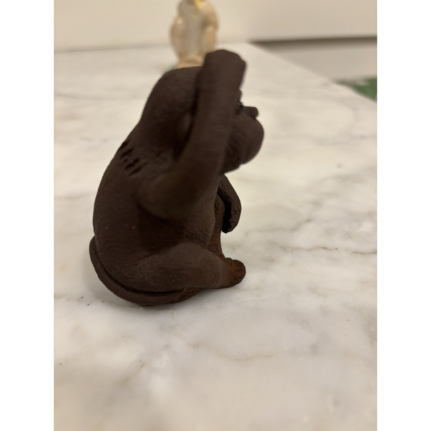 Handmade Purple Clay Tea Pet Chinese Monkey Statue Ornaments