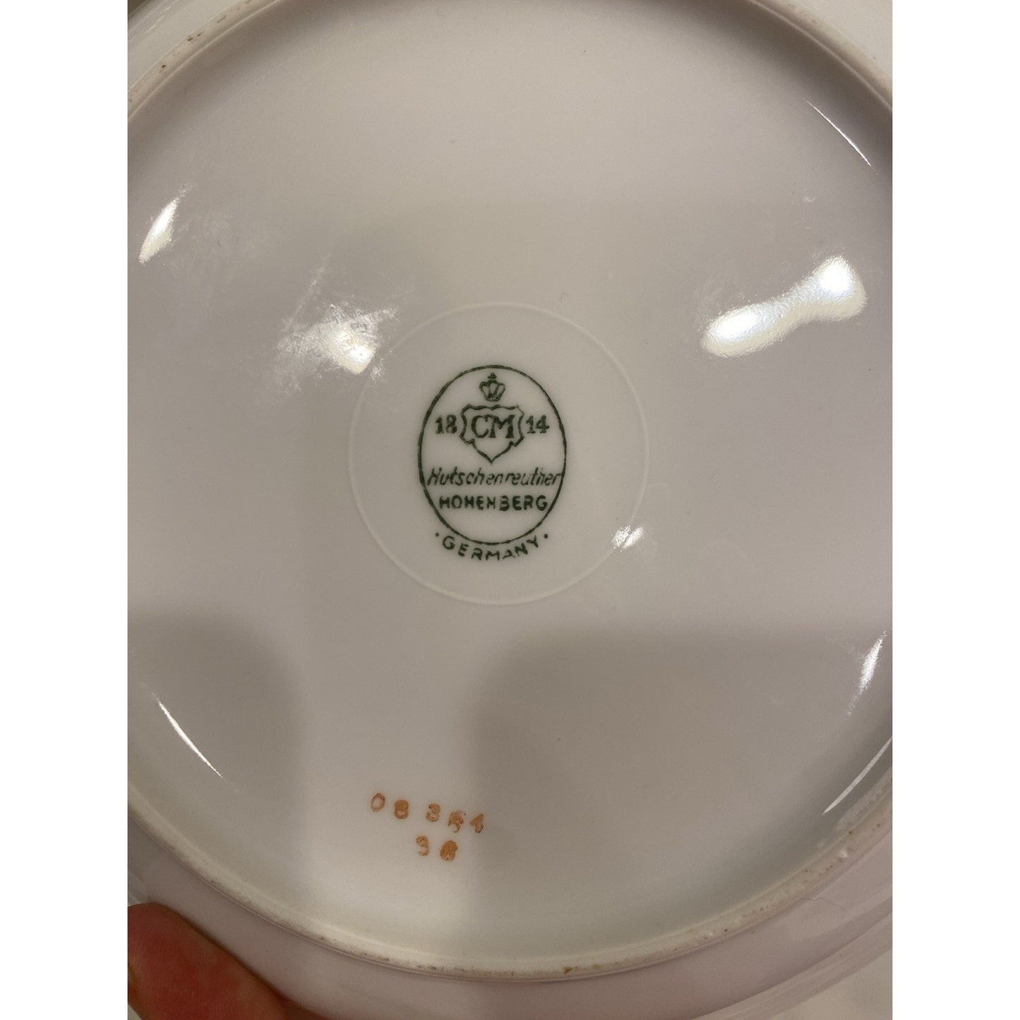 Vintage Hutschenreuther Hohenberg porcelain plate from Germany