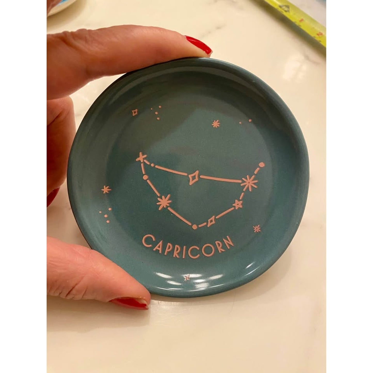 Capricorn Zodiac Trinket Dish