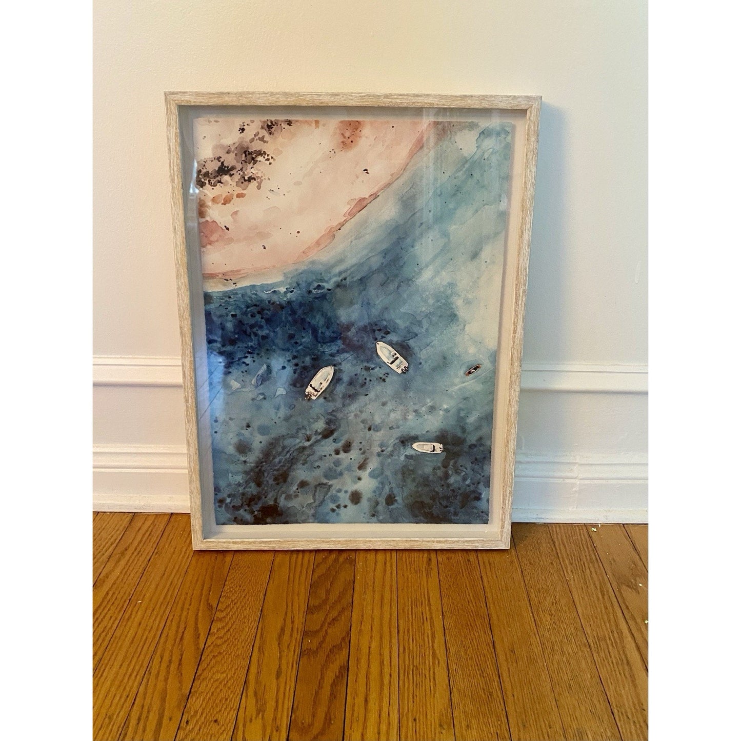 Marmont Hill Ocean from the Top Framed Painting Print