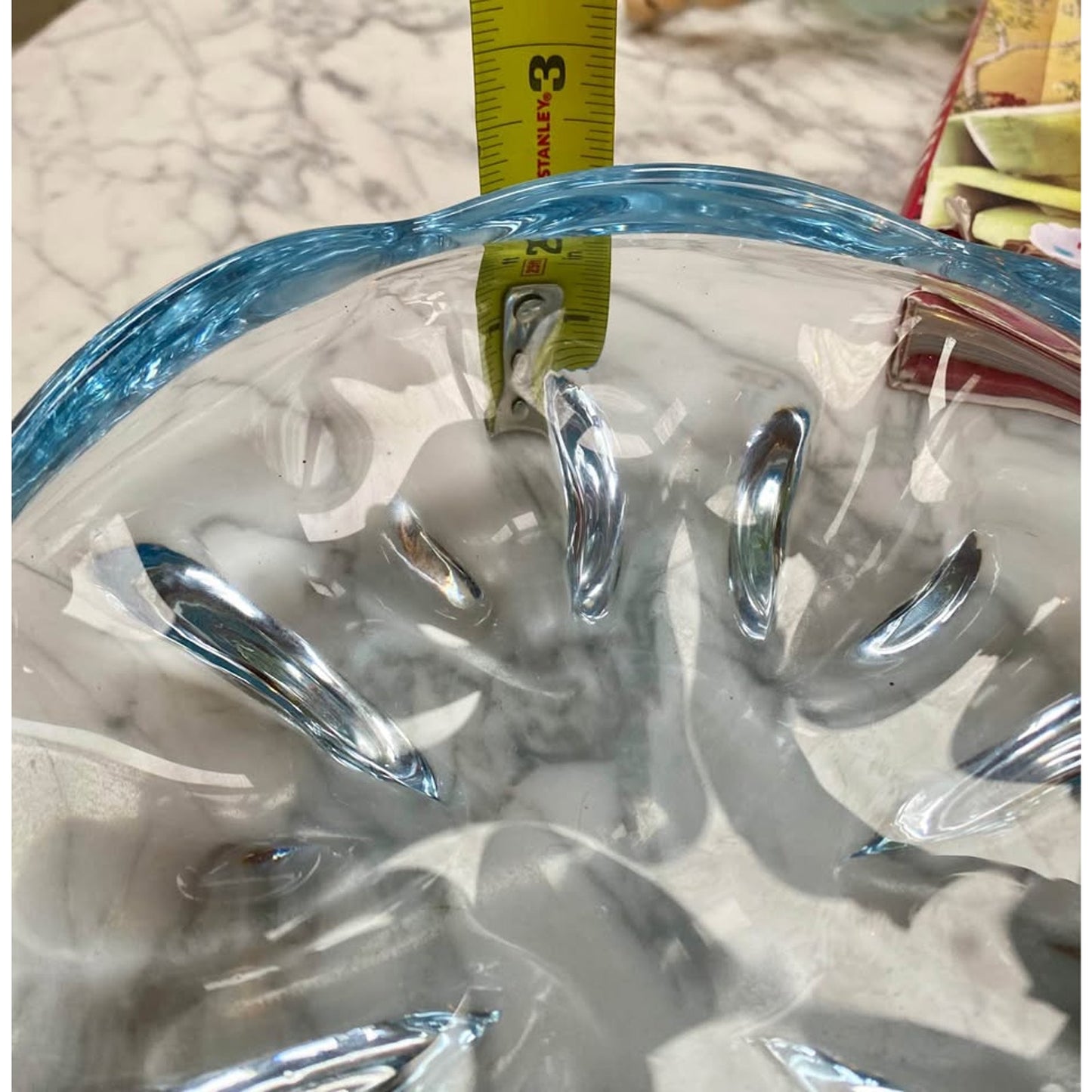 Orrefors Stella Polaris crystal bowl  signed