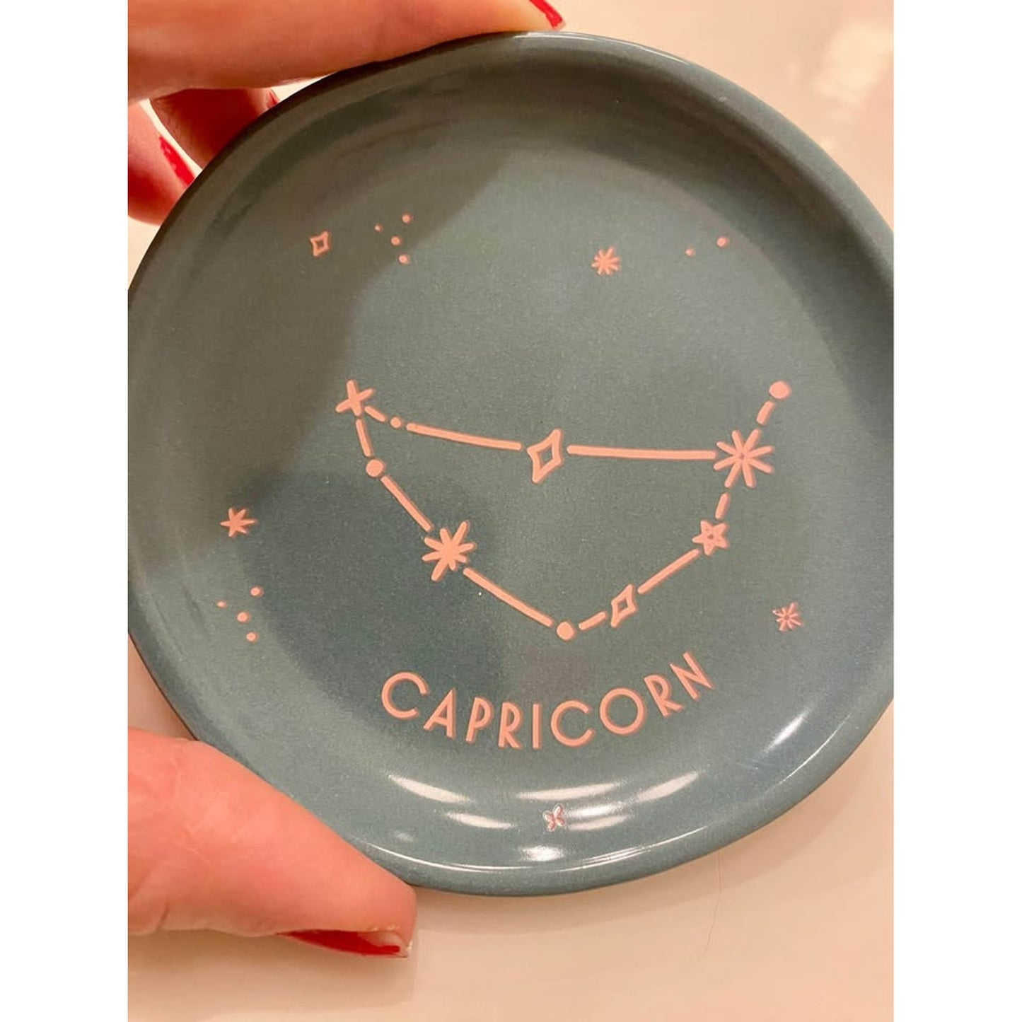 Capricorn Zodiac Trinket Dish